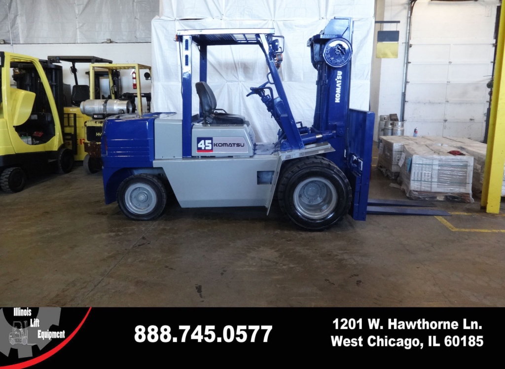 2000 Komatsu FD45T-5 Forklift on Sale in Connecticut