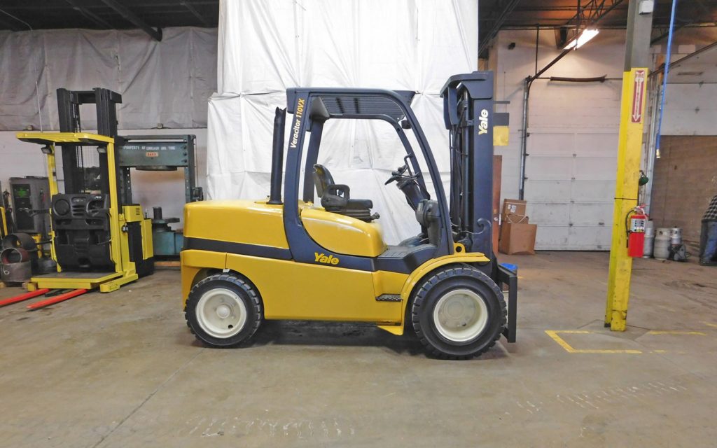  2013 Yale GDP110VX Forklift on Sale in Connecticut