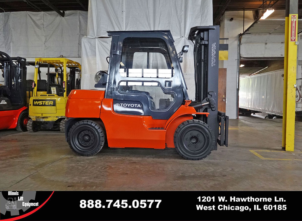 2005 TOYOTA 7FGCU35 FORKLIFT ON SALE IN CONNECTICUT