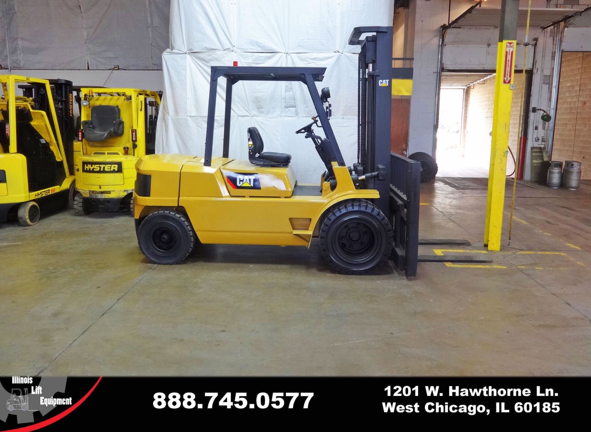 2000 Caterpillar DP45 Forklift On Sale in Connecticut