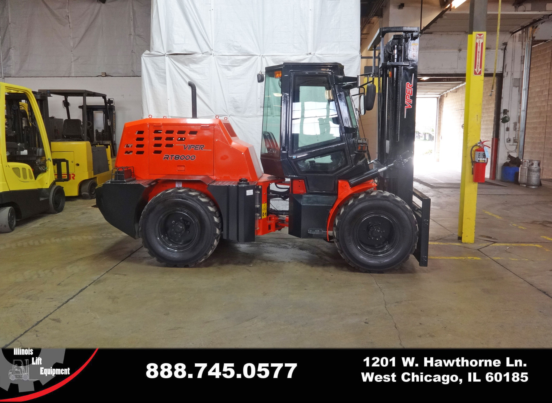 2015 Viper RT8000 Rough Terrain Forklift on Sale in Connecticut