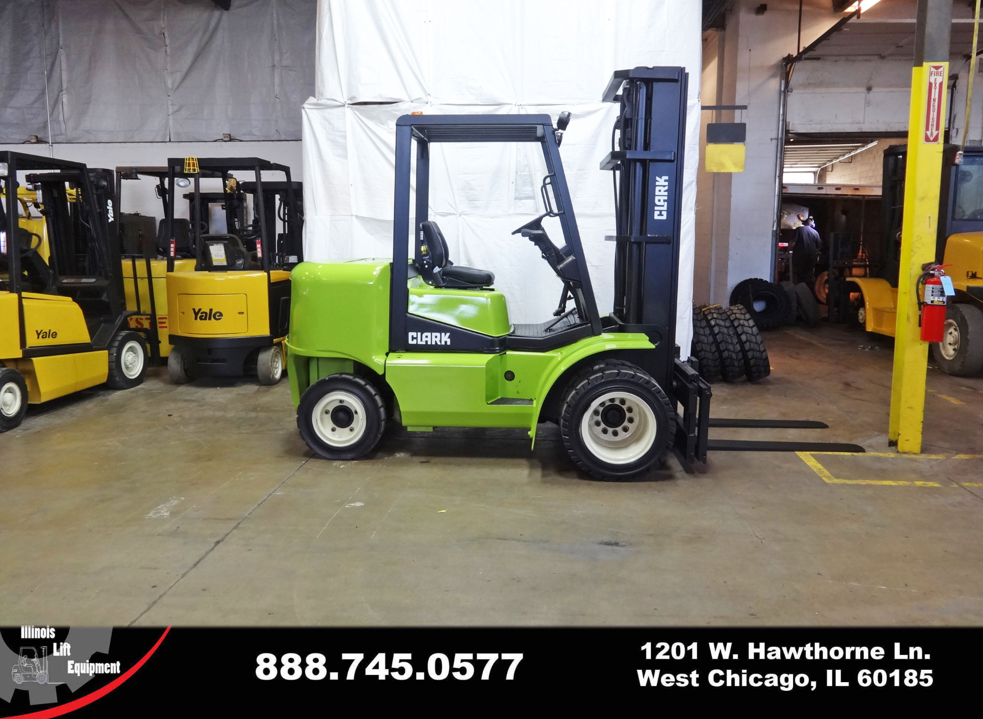 1999 Clark CGP40 Forklift on Sale in Connecticut