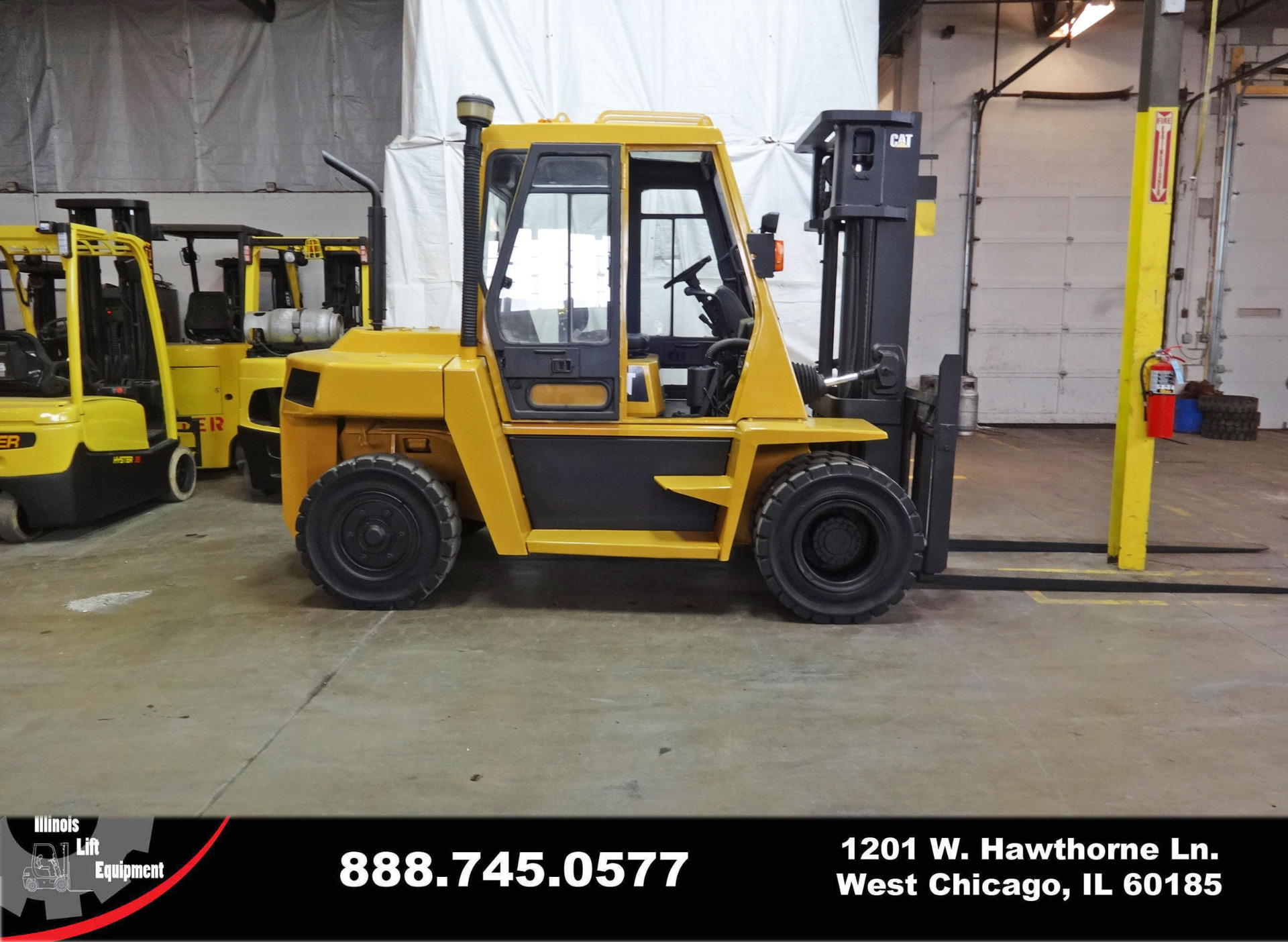 2000 Cat Caterpillar DP70 Forklift on Sale in Connecticut