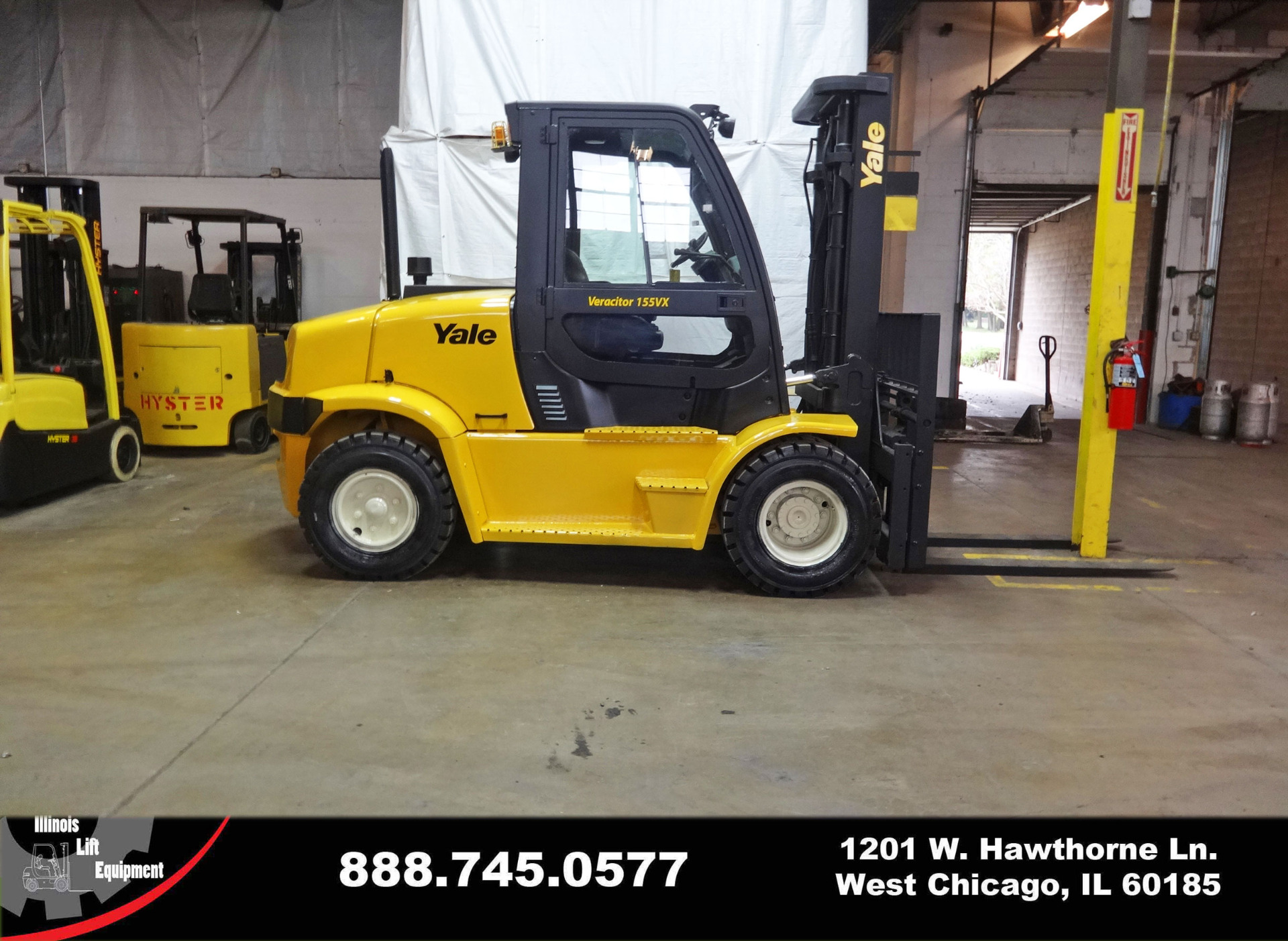 2008 Yale GDP155VX Forklift on Sale in Connecticut