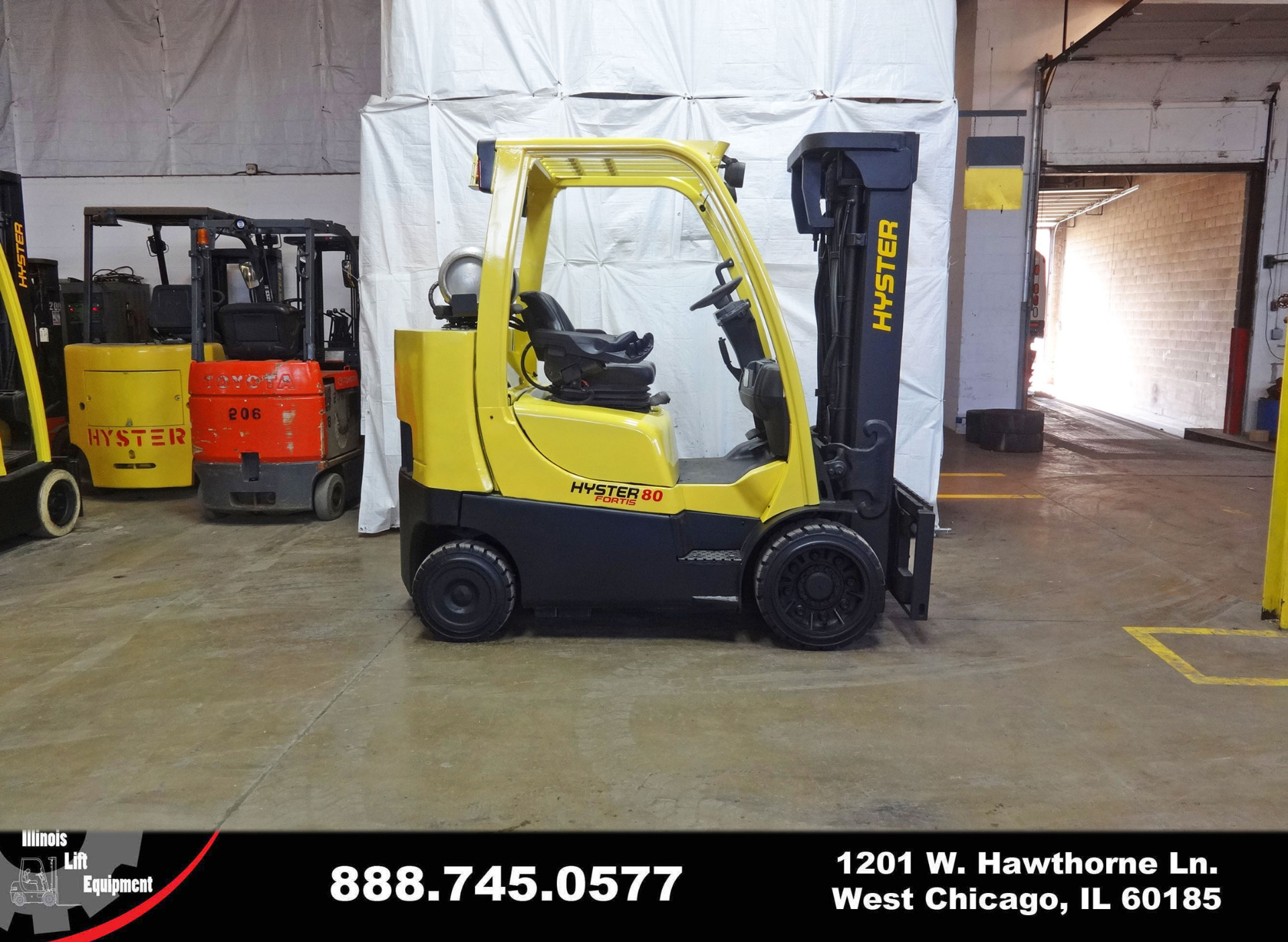 2008 Yale GDP135VX Forklift on Sale in Connecticut